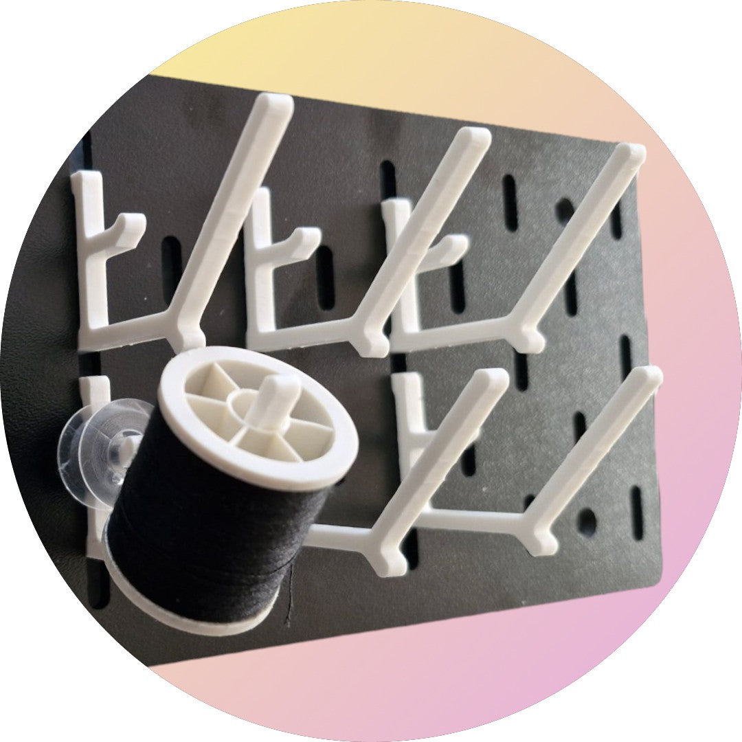 Nähgarn-Haken (20er-Set) für SKÅDIS | Spulenhalter | PETG
