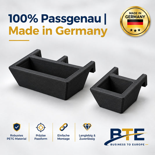 BTE Skadis Ablage Schwarz: Premium PETG Werkzeug-Organizer für IKEA Lochwand System. 100% passgenaue 3D-Druck Lochwand Ablage, werkzeuglos montierbar. Made in Germany Qualität für Werkstatt Ordnung, Büro & Hobbyraum. Schlagfestes Zubehör.