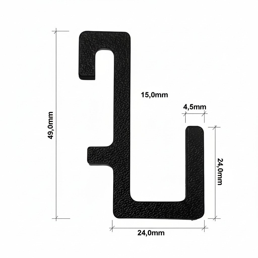 Skadis Haken Set (15-teilig) & Einzelhaken – PETG Wandhalterung für Lochplatten – BTE Deutschland