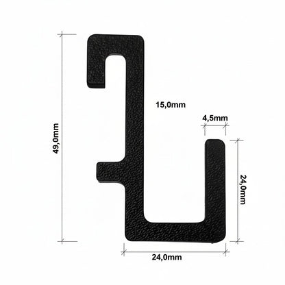 Skadis Haken Set (15-teilig) & Einzelhaken – PETG Wandhalterung für Lochplatten – BTE Deutschland