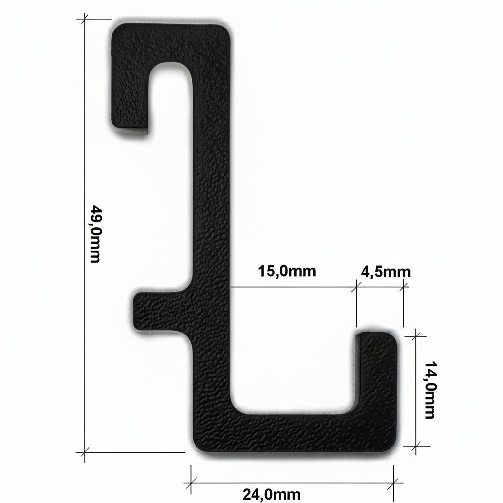 Skadis Haken Set (15-teilig) & Einzelhaken – PETG Wandhalterung für Lochplatten – BTE Deutschland