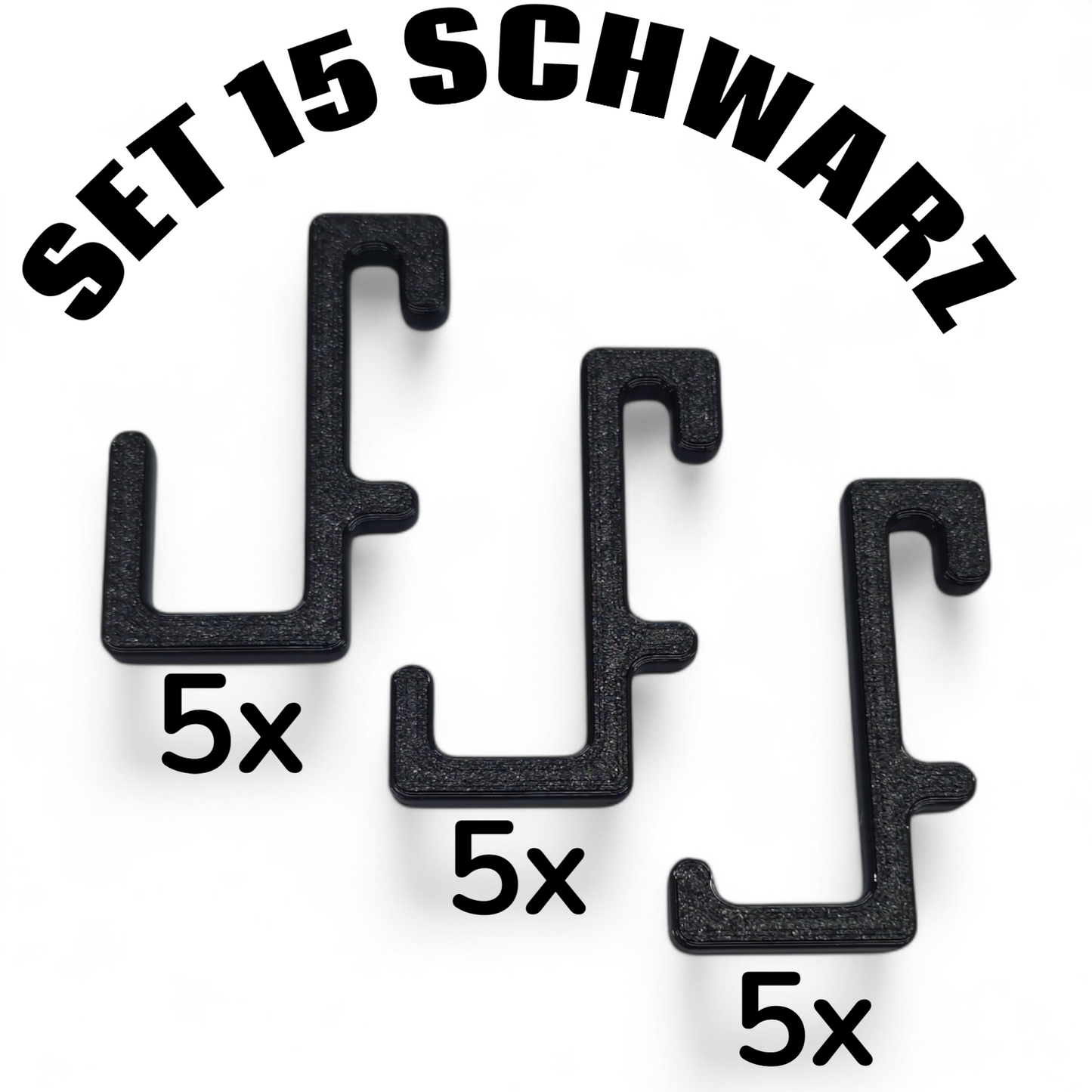 Skadis Haken Set (15-teilig) & Einzelhaken – PETG Wandhalterung für Lochplatten – BTE Deutschland