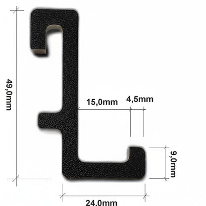 Skadis Haken Set (15-teilig) & Einzelhaken – PETG Wandhalterung für Lochplatten – BTE Deutschland