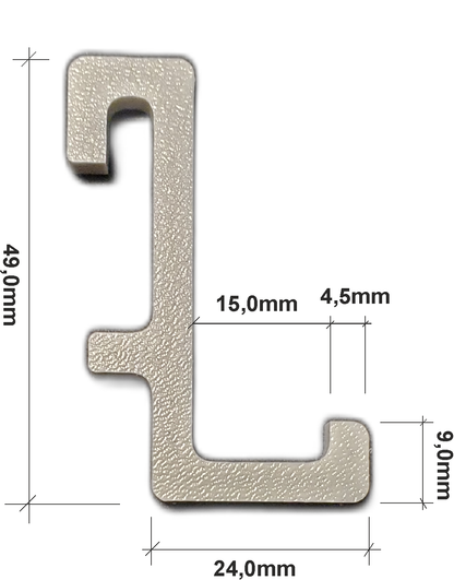Skadis Haken Set (15-teilig) & Einzelhaken – PETG Wandhalterung für Lochplatten – BTE Deutschland