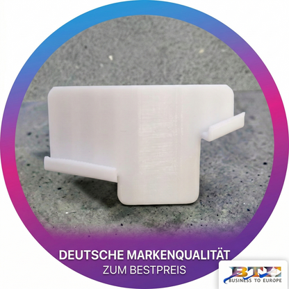 Frontansicht der passgenauen Halterung für analoge und digitale Messschieber (150mm) für das Skadis System.